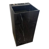 Black Marquina marble vanity unit