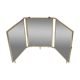 Folding mirror triptych. France 1920s 68x30cm