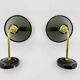 Enamelled sheet metal wall lights