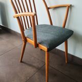 Pair of Scandinavian style armchairs, Antonin Suman, for Ton, Czech, 70s