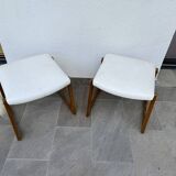 70s Scandinavian style stool or ottoman