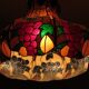 Lustre suspension en vitraux