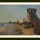 Louis CAREMBAT, Côte de Granville, Jersey, August 1898. Oil on panel.
