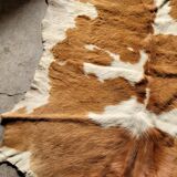 Vintage cowhide rug 1970