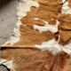 Vintage cowhide rug 1970
