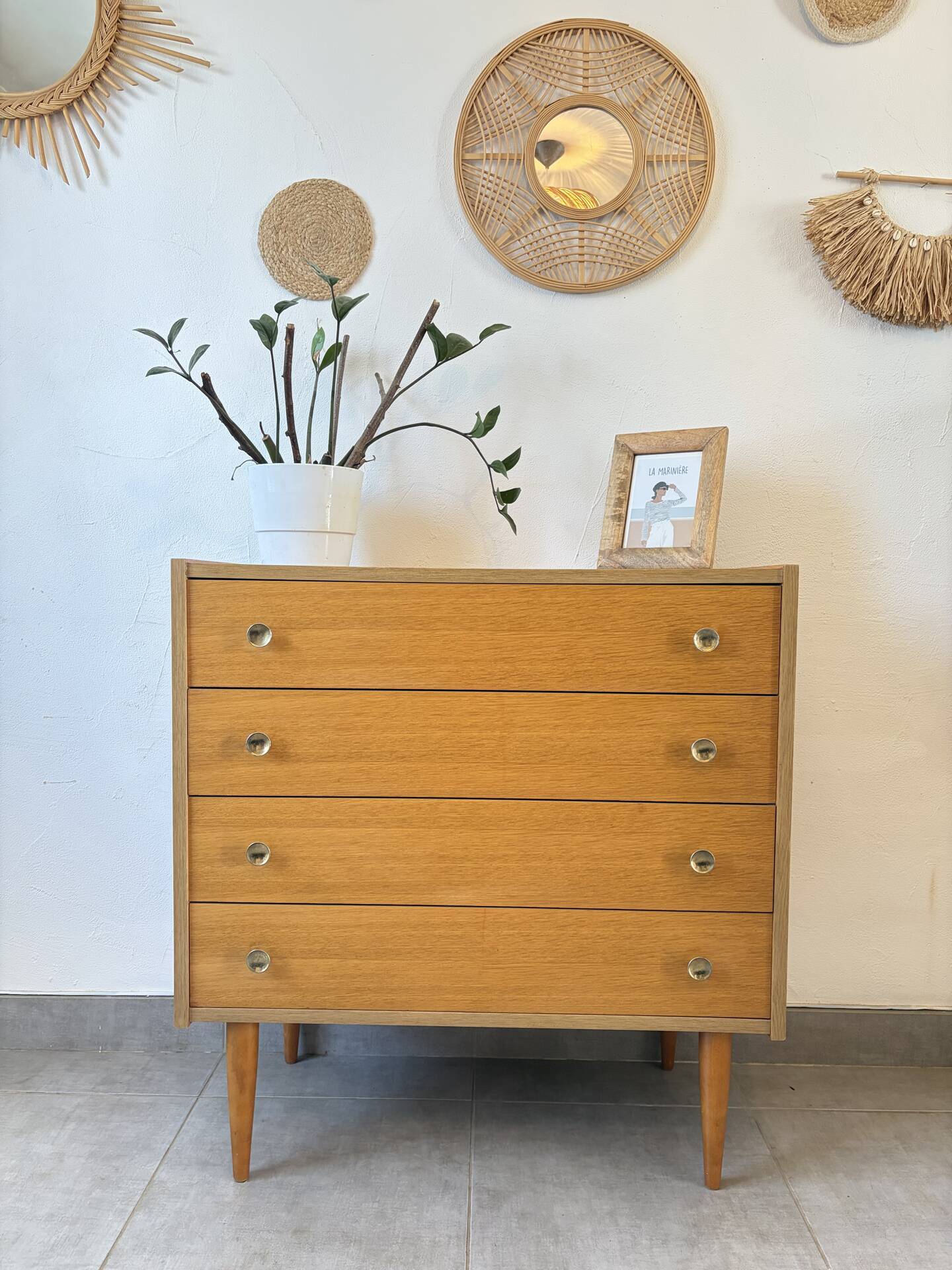 Vintage Scandinavian commode from the 1960s.