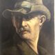 Portrait à l’huile d’homme âgé