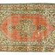 Anatolian handmade vintage rug 242 cm x 150 cm