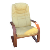 Vintage leather armchair
