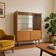 Vintage wooden display cabinet / multi-level display / bar furniture