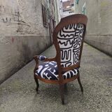 Louis Philippe armchair restored to new condition