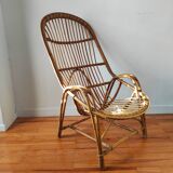 Rattan armchair 1950/60