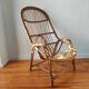 Rattan armchair 1950/60