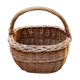 Panier osier vintage 70