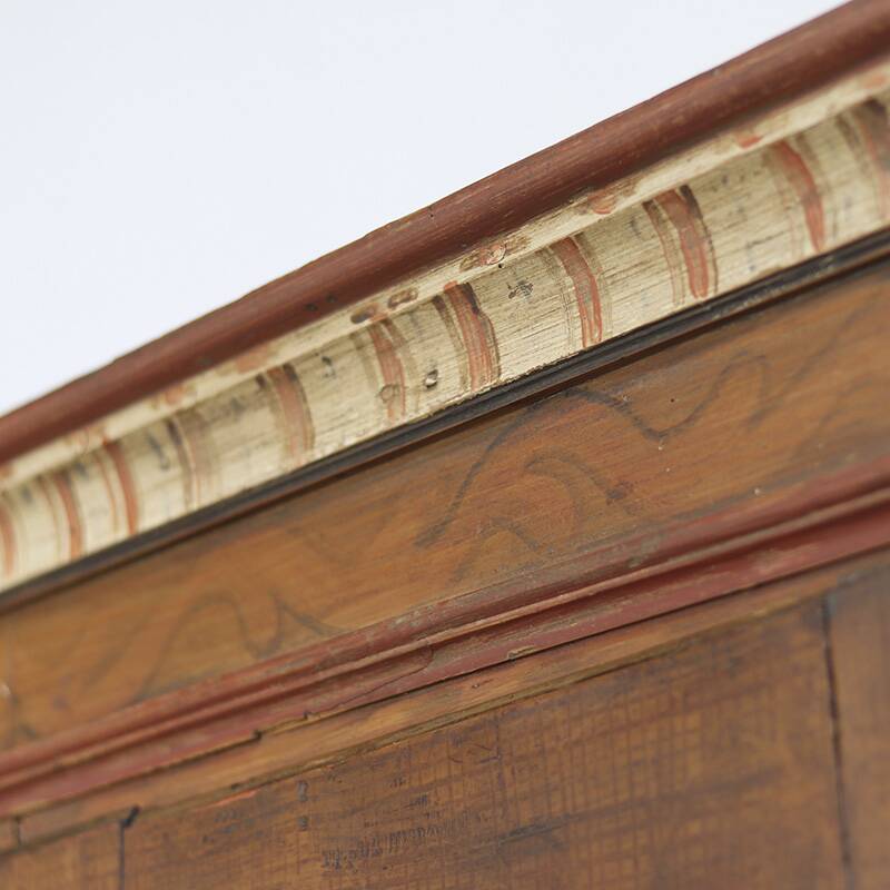 Garde-robe de mariée en art populaire peint 1806