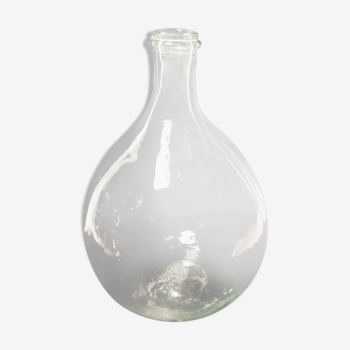 Demijohn 5 liters white glass