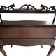 English mahogany tiered desk late 19th century