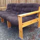 Yngve Ekström Sweden 3-seater sofa in pine