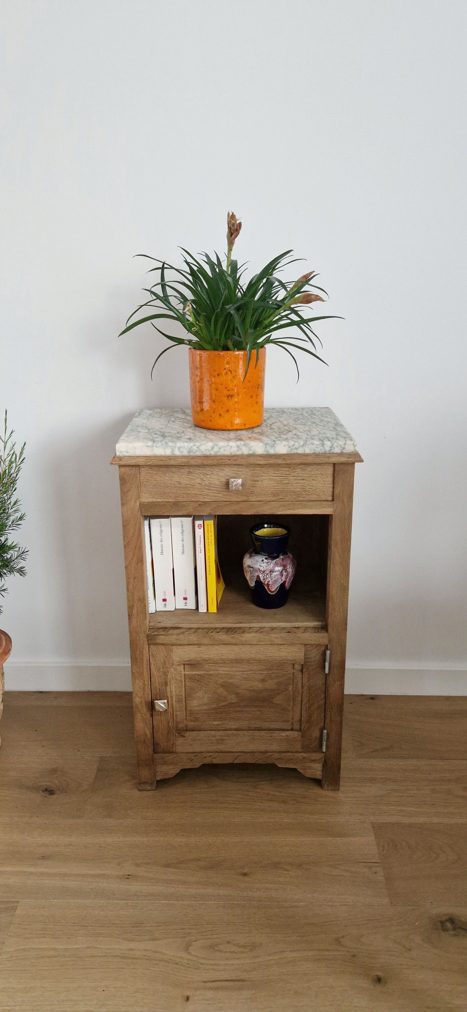 Meuble chevet art déco chêne 1920