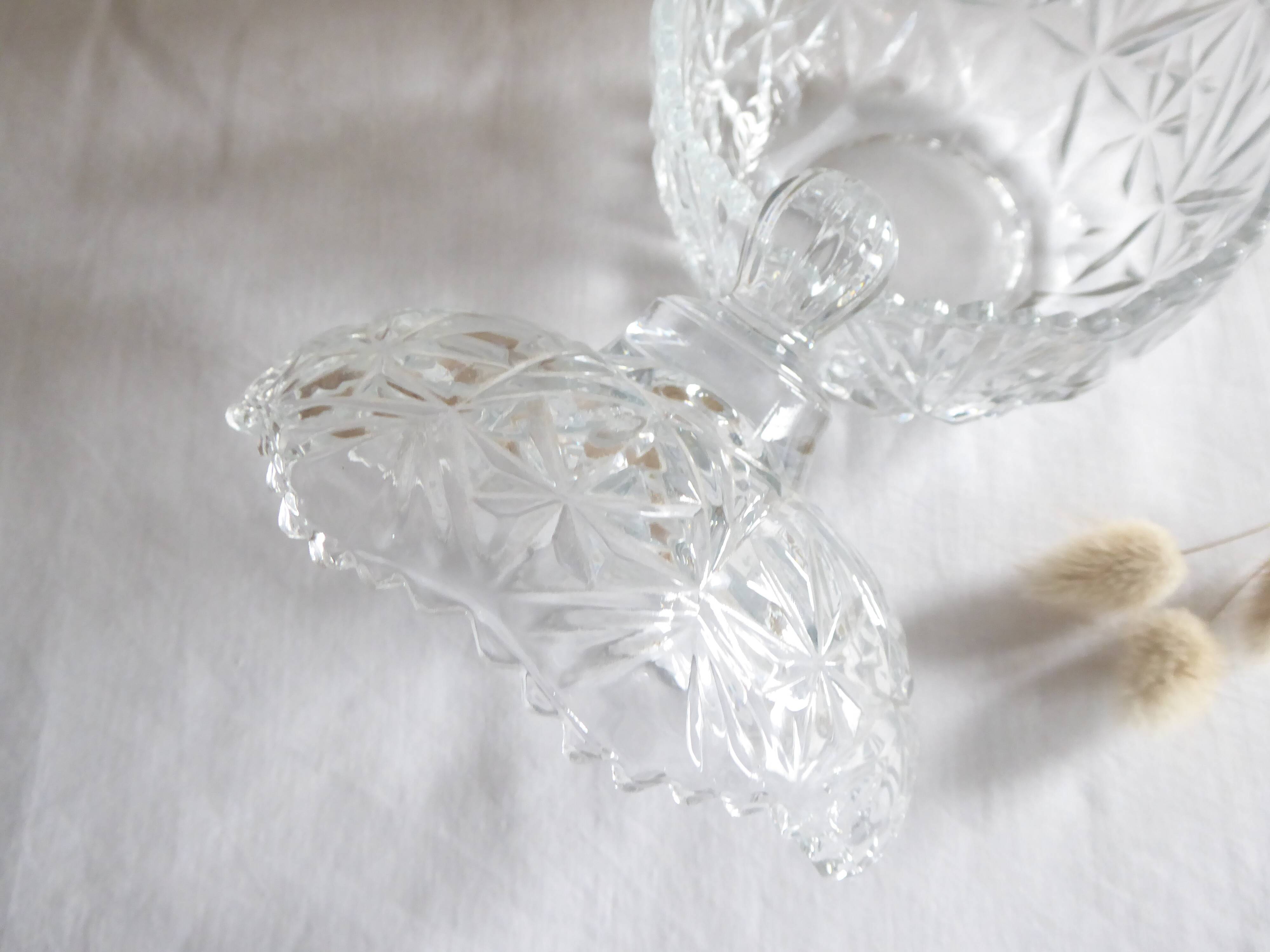 Bonbonniere, Sugar Bowl, Covered Glass Pot