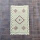 Tapis berbère marocain kaki clair