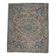 1970s Vintage Persian Handmade Wool Cotton Light Brown Area Rug 308x370