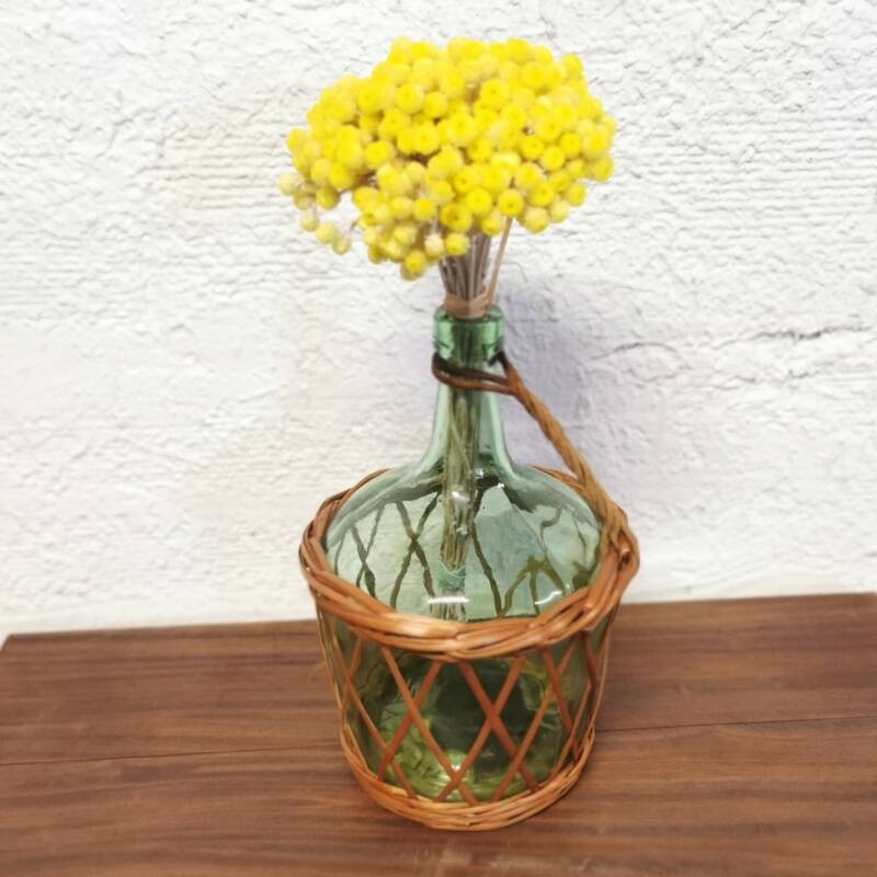 Demijohn wicker basket