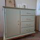 Chest of drawers, sideboard in painted wood