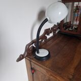Black and white vintage desk lamp