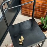 Vintage boarding school bedside table