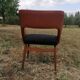 Vintage armchair skaï and velvet SNA Roset.