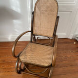 Rocking chair cannage