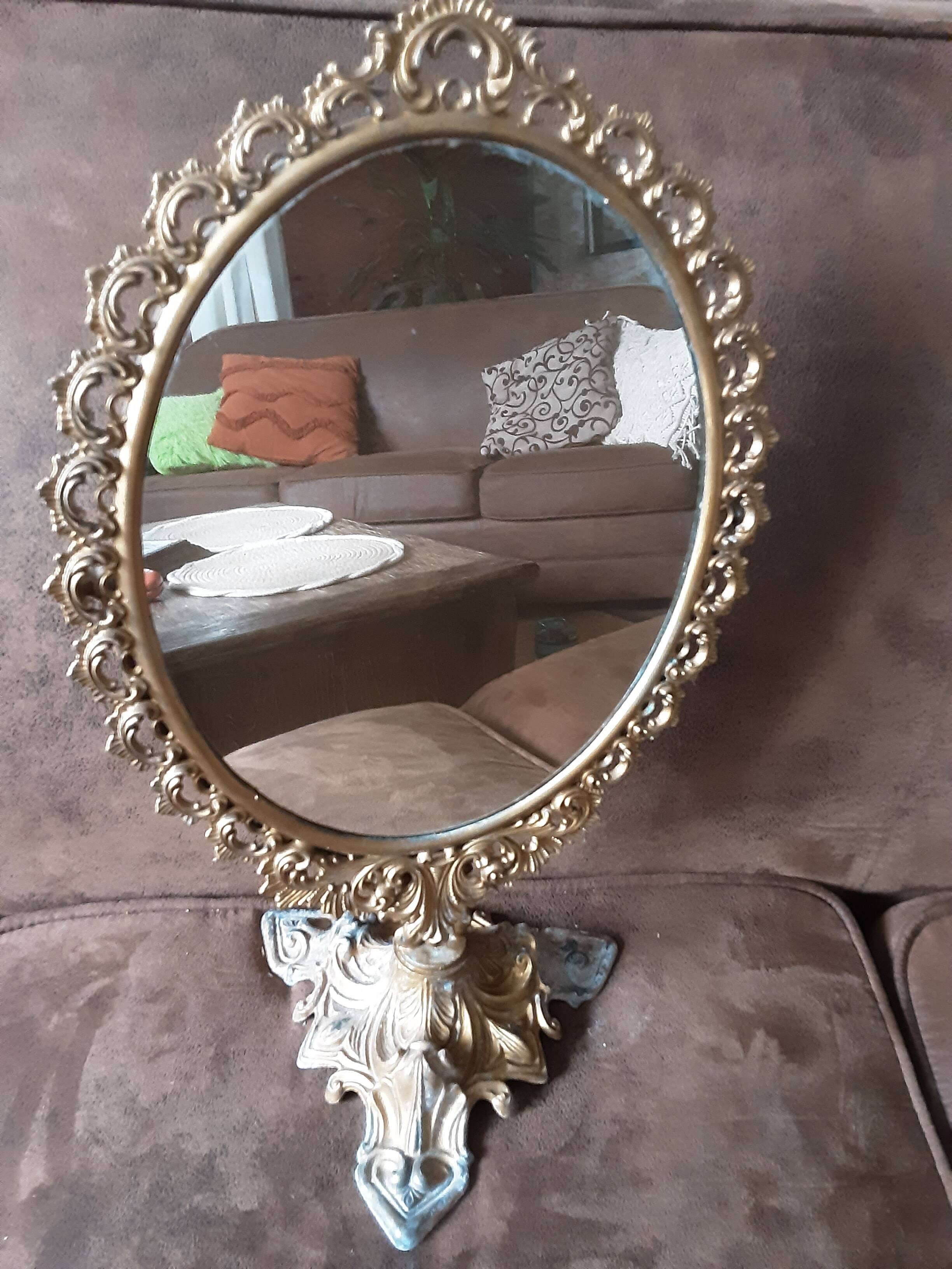 Miroir laiton ancien