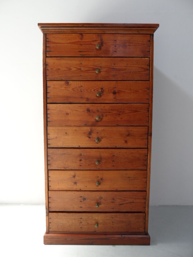 Industrial filing cabinet with drawers