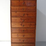 Industrial filing cabinet with drawers