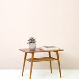 Vintage coffee table with magazine rack