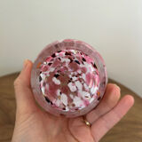 Speckled pink vase Legras