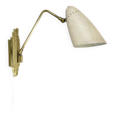 Rare Adjustable Theatre Wall Light in Brass in the Style of Stilnovo, Italy 1950s