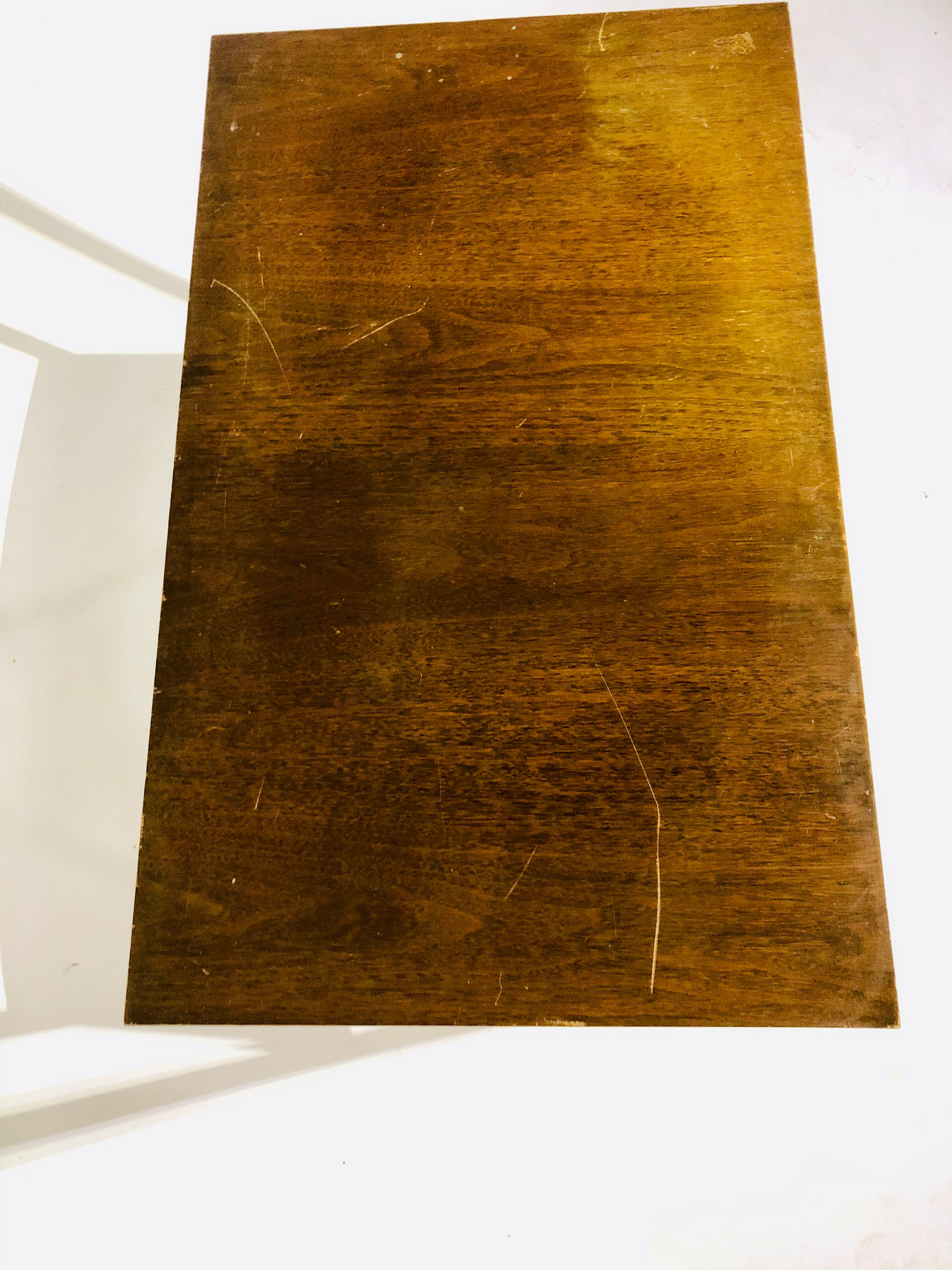 Vintage double folding side table top