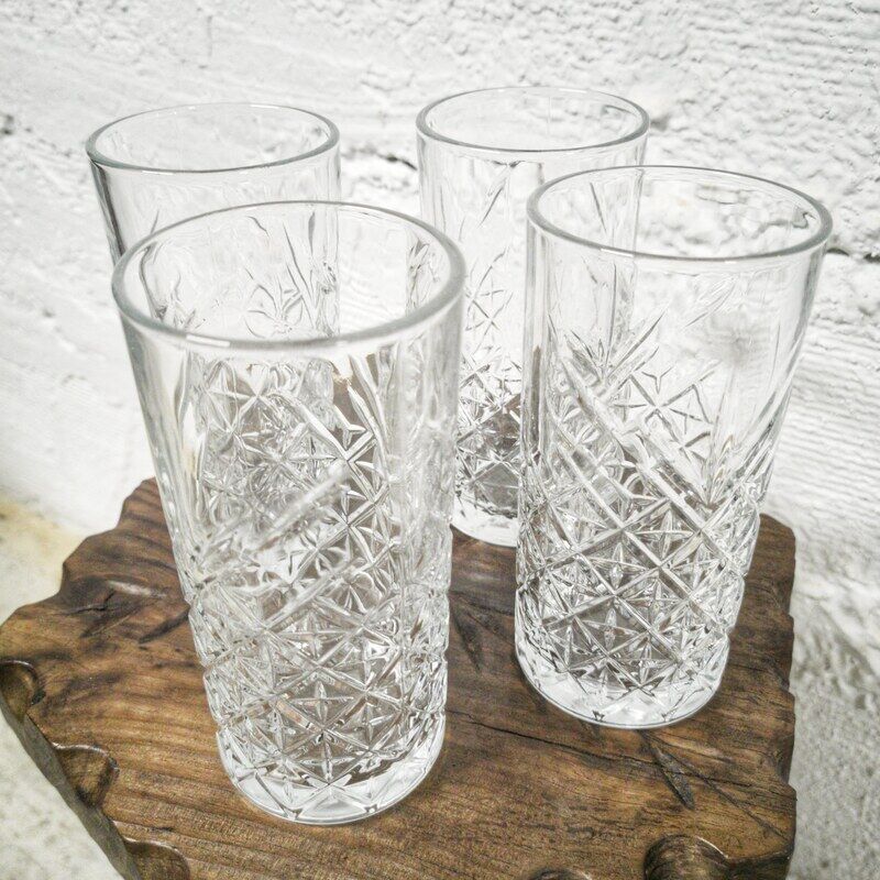 4 Long Drink glasses