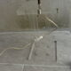 David Lange table lamp in plexiglass