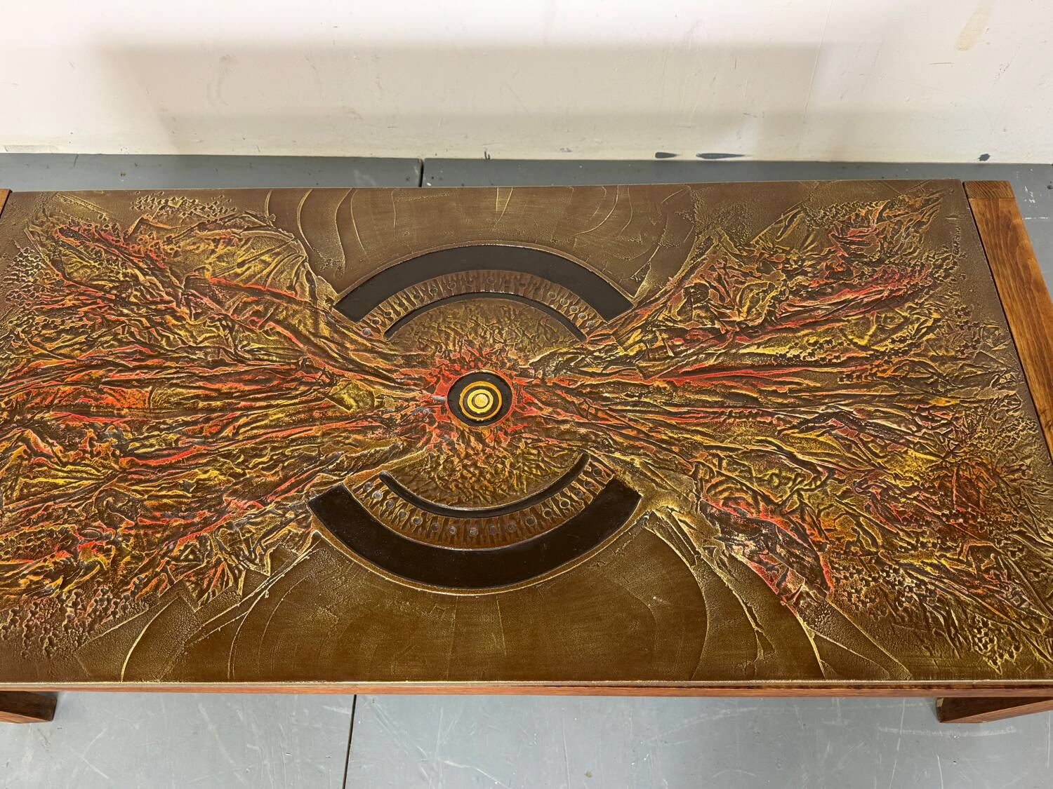 Vintage Mid Century Brutalist Regency coffee table, 1960s