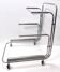 Serving Cart with Three Glass Shelves, Italy