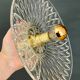 Vintage lampshade in chiseled glass