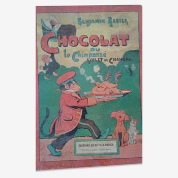 BD cotée "Chocolat ou le Chimpanzé valet de chambre"