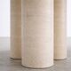 Round dining table in travertine – Ø 140 cm