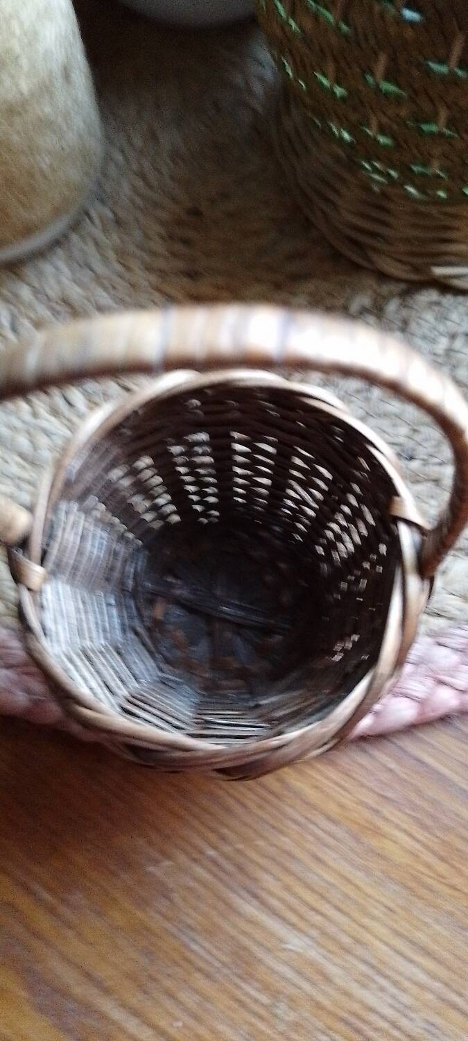 Small Vintage Wicker Basket