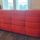 100% original - Banquette Togo 3 places Ligne Roset – Alcantara rouge (Goya