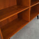 Bibliothèque en teck, design danois, années 1970, production: Danemark