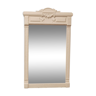 Old overmantel mirror